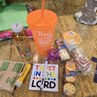 Holiday gift bags for kids at church...Perfect!