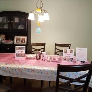 sprinkle tablecloth