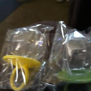 Fillable baby pacifiers for baby shower