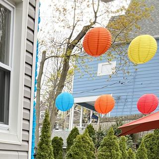 Hanging lanterns