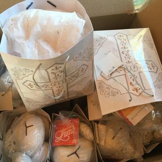 Filled baptism bags