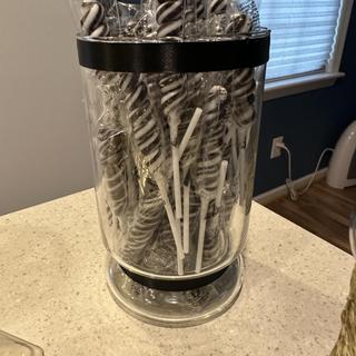 Black and Gold Candy Bar Jar