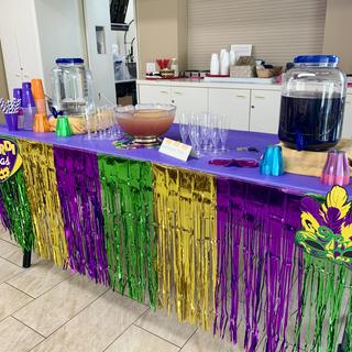 Table fringe skirt