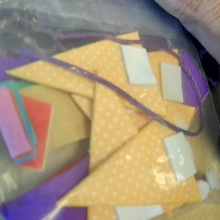 Added tape to yellow sun pieces