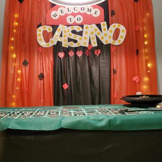 The sign went perfect with my family night decorations.