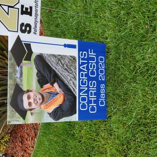 Awesome Class 2020 Yard Sign