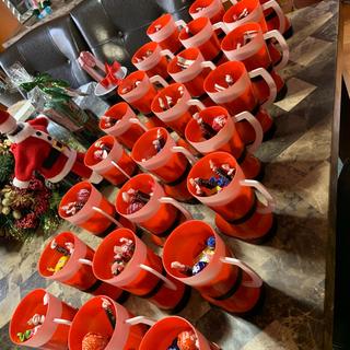 Filled with candies