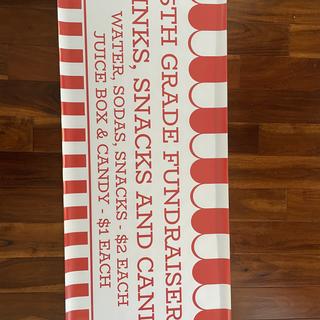 School carnival sign