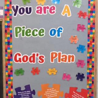 Preschool bulletin board