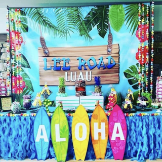 Luau Candy Table