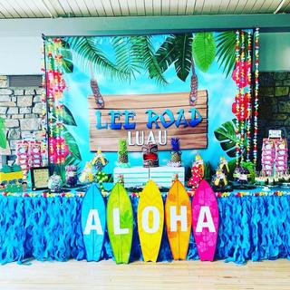 Luau Candy Table