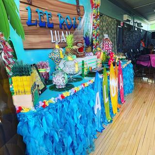 Luau Candy Table