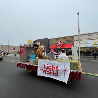 Winter Wonderland “Light the World” float