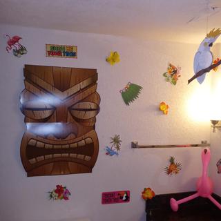 Bathroom wall