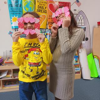 Valentines fun in children's church