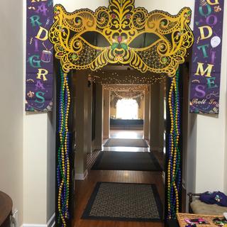 Great addition to our Mardi Gras Decor
