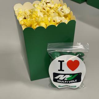 Popcorn and M& M's...the perfect combo!