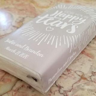 So cute! Imagine finding this on your seat at the Wedding ceremony! Sets the tone.