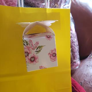 I had to buy another colorful shopping bag to fit candles