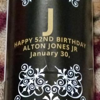 Wine labels. Used for Happy Birthday