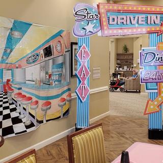 So much fun at our Sock hop today.   Looked great!