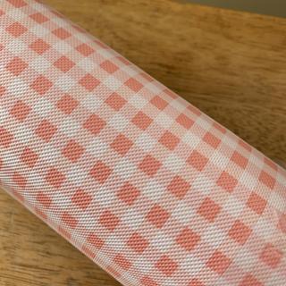 Light Pink Gingham ( Looks coral/shrimp color)