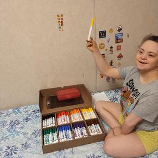 She's so happy