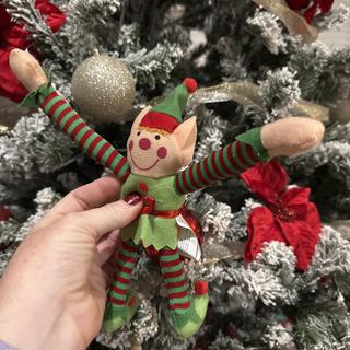 His feet are on backwards