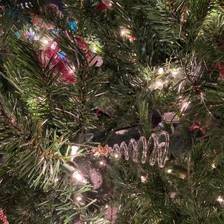 Glass Christmas tree ornament