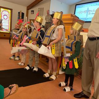 Children presenting the Armor of God