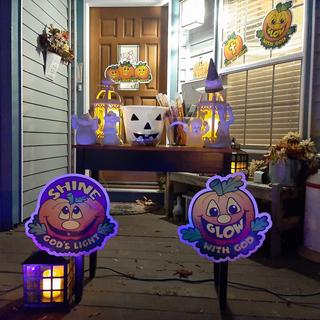 Shine God's Light & Glow with God, Pumpkins.