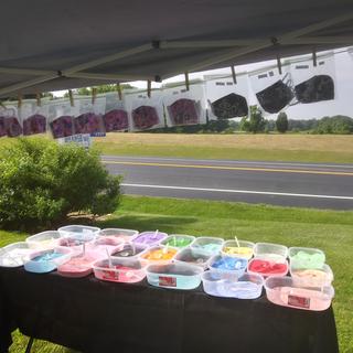My sand art table