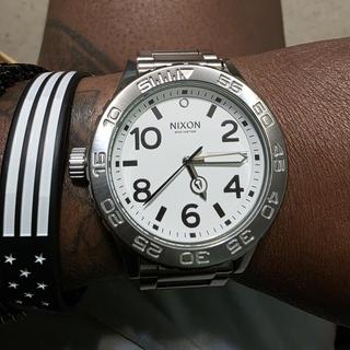 Nixon 42-20 Analog Watch | Stainless Steel | All Silver / Black