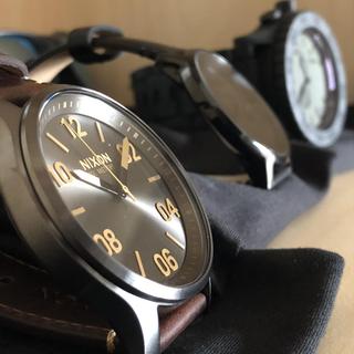 Patrol Leather Watch | Black / Silver / Black | Men's