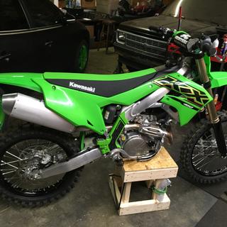 Acerbis Green/Black X-Grip Frame Guards - 2742601089 for 2019-2023