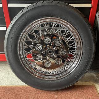 Harley-Davidson リアホイール　16X3.0 OEM Harley-Davidson 16X3 Dual Rotor 10 Spoke Front Wheel 3/4