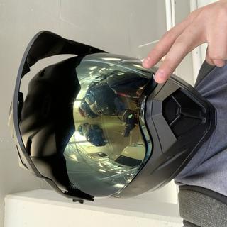 8031109 - Visière Bell Mx-9 Adventure Shield Or Foncè Iridium