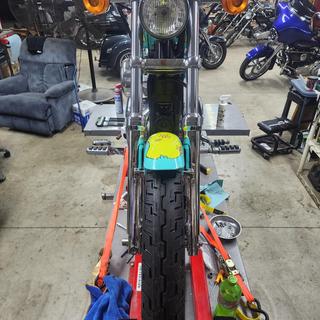 V-Twin Manufacturing Chrome 39mm Lower Fork Sliders - 24-0373 for