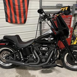 Drag Specialties Black Double Diamond Predator III Seat w/Red