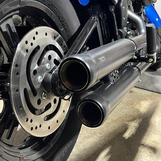 Cobra Raven Black NH(Neighbor Hater) Series Mufflers - 6047B for