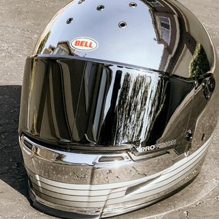 Bell Panovision Iridium Visier – Dunkelsilber, One Size – Extra Weitwinkel Für Motorradhelm