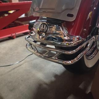 thumbnail image 2 of Chrome Rear Fender Rail Trim For Harley Road King Classic FLHRCI – 1980-2008 Fit 2 of 4