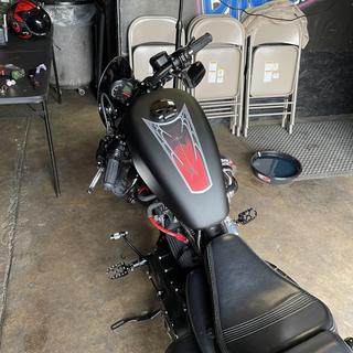 Drag Specialties Raw Smooth Peanut Style Custom Gas Tank (3 gal