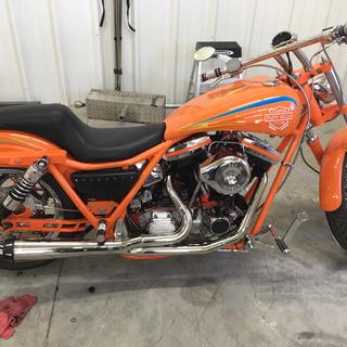 Bassani Chrome Short 2-1 Road Rage Exhaust System - 1FXRF for 1986