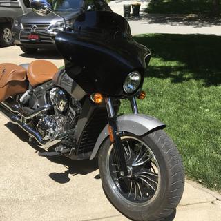 Memphis Shades Batwing Fairing MEM7081 for Select Harley Davidson and Honda Motorcycles Dennis Kirk