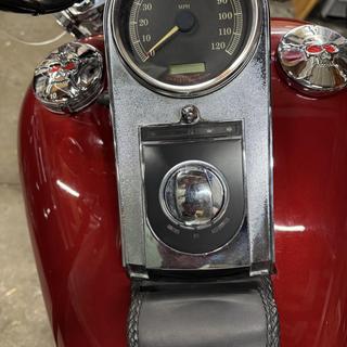 Dash Cover Switch Nameplate – Fits Harley Softail FXST (1996–2017) & Dyna FXDWG (1993–2003) – Black PVC