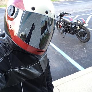 bell bullitt helmet silver iridium shield Flat Shield--Silver they make possibilities Bell Bullitt GT Helmet Flat