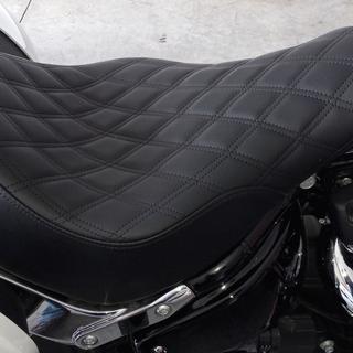 Saddlemen Black Renegade Lattice Stitch Solo Seat - 818-29