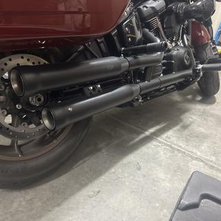 Cobra Black Neighbor Hater Slip-On Mufflers - 6048B for 2018-2024