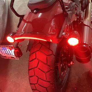 4x 1157 SMD LED Turn Signal Lights + Smoke Lens For Harley Dyna Softail Sportster Touring